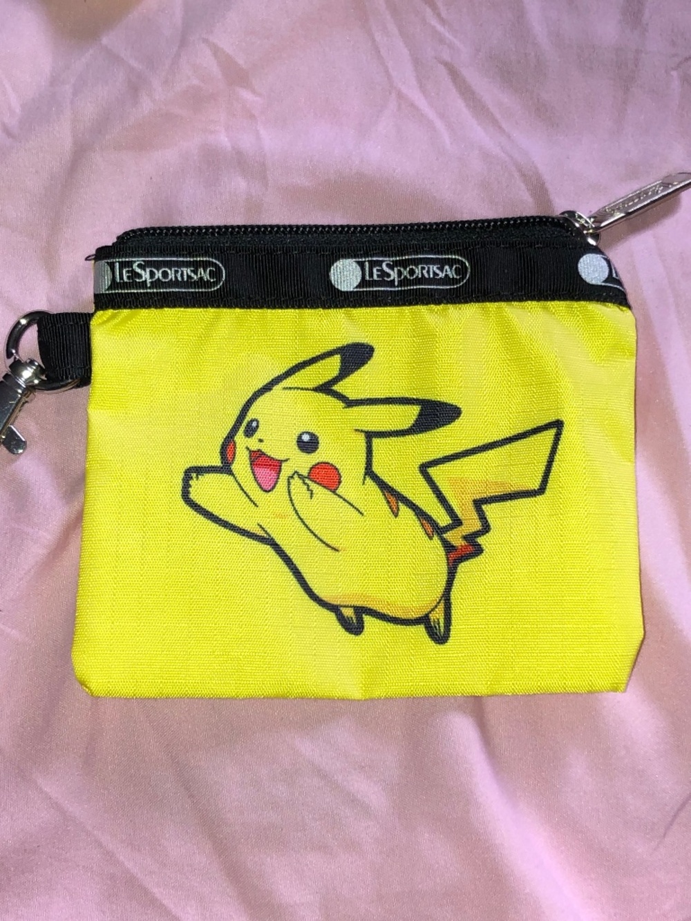 LeSportsac Pokemon Pikachu Mini Coin Purse